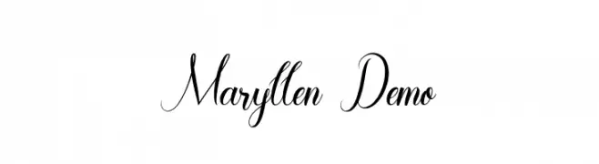 Maryllen Demo  Descarca Fonturi Gratis