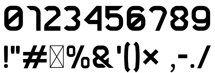 Marz Font OTHER CHARS