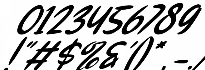 Mas Karebet Italic Font OTHER CHARS