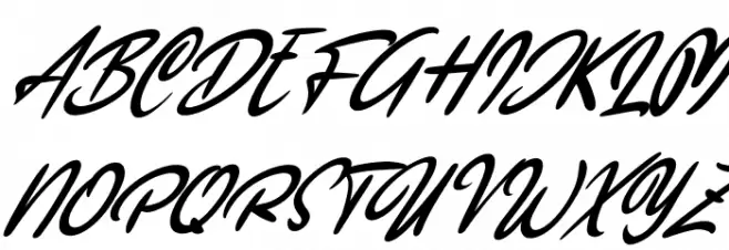 Mas Karebet Italic خط أحرف كبيرة