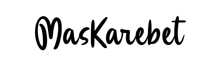 Mas Karebet  Frei Schriftart Herunterladen