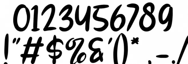 Mas Karebet Font OTHER CHARS