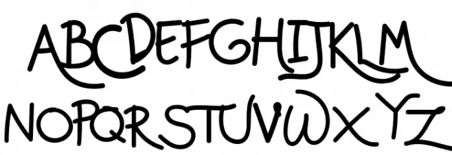 Mas Pendi Wow Font Litere mari