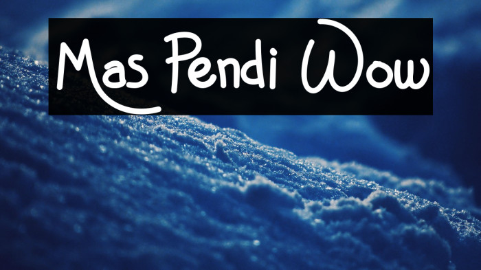 Mas Pendi Wow Example 1