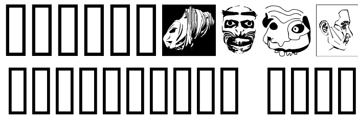 MasKs Font OTHER CHARS