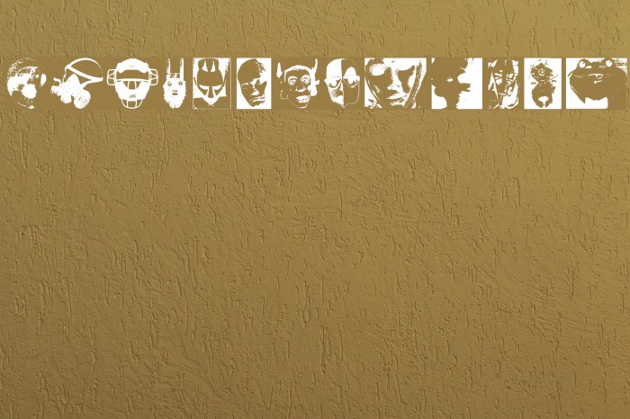 MasKs Font examples