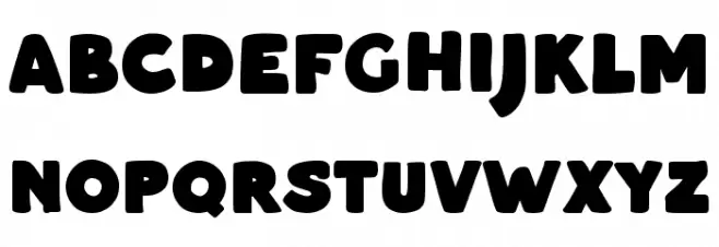 Masa Boo Schriftart Groß