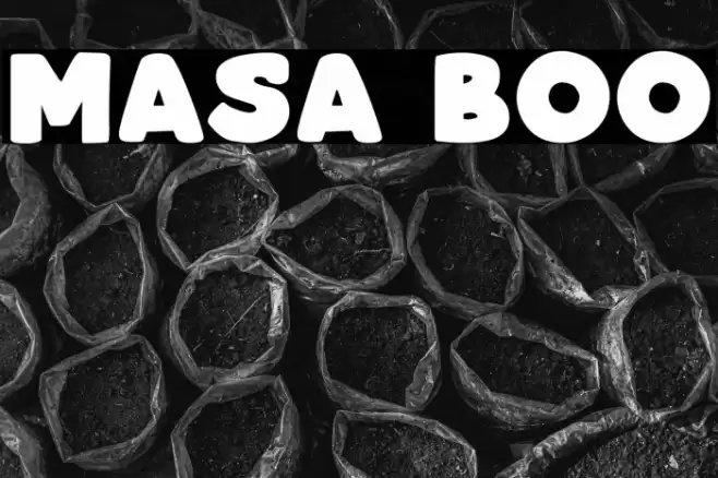 Masa Boo フォント examples