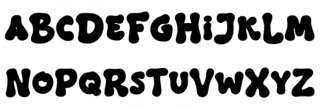 Masa Groovy Font LOWERCASE