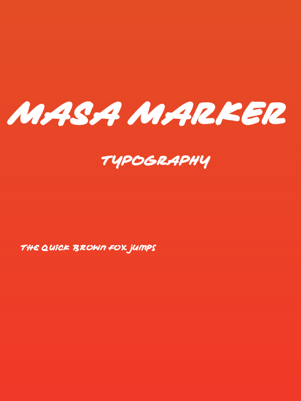 Masa Marker Poster