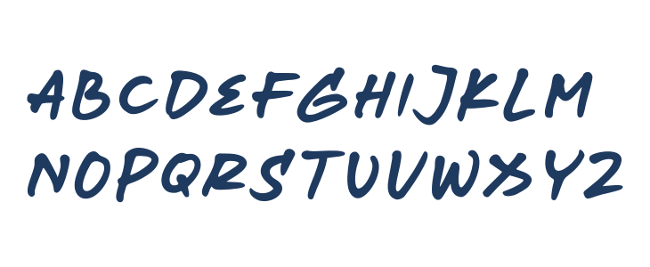 Masa Organic Hand Alternate One Uppercase