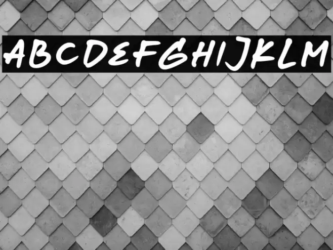 Masa Organic Hand Alternate One Шрифта examples