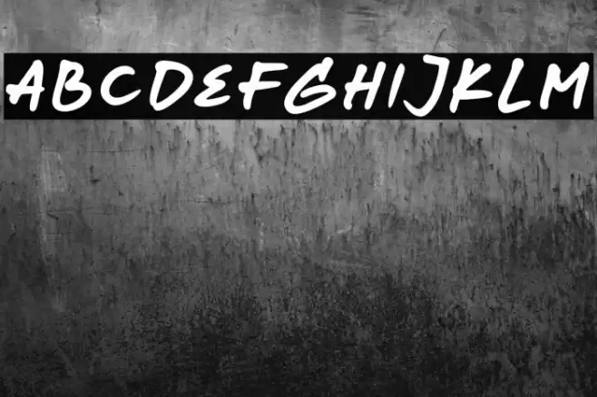 Masa Organic Hand Alternate One Шрифта examples