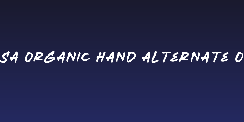 Masa Organic Hand Alternate One Social Header