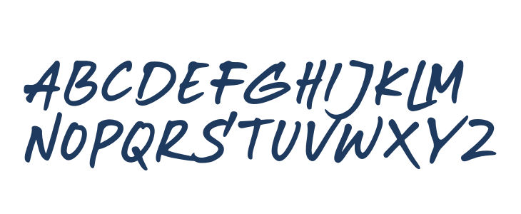 Masa Organic Hand Alternate Two Uppercase