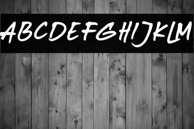 Masa Organic Hand Alternate Two Font examples