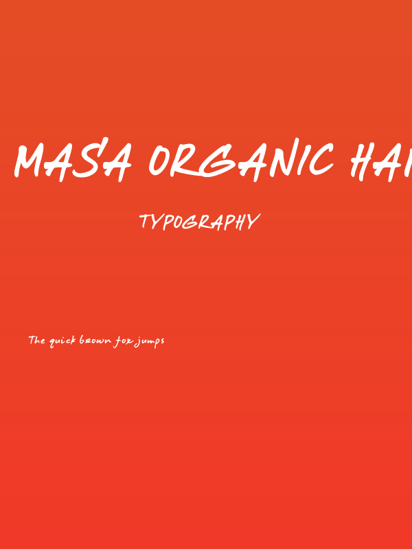 Masa Organic Hand Alternate Two Poster