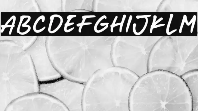 Masa Organic Hand Caratteri examples