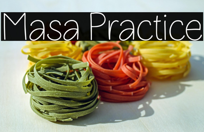 Masa Practice Example 1