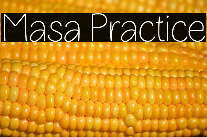 Masa Practice Example 2