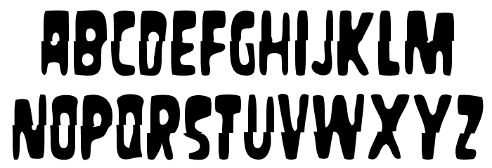 Masacre Digital Font LOWERCASE
