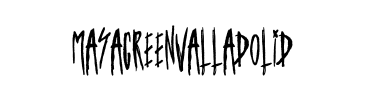 Masacre en Valladolid Font