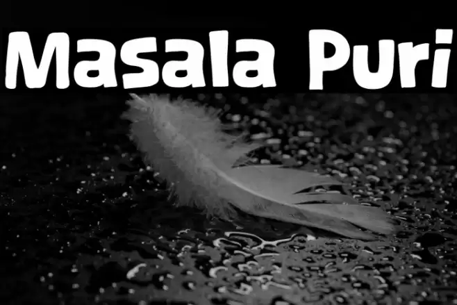 Masala Puri Schriftart examples