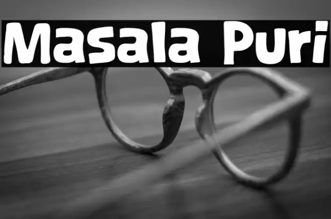 Masala Puri Schriftart examples
