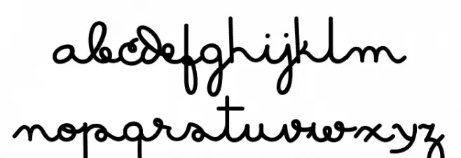 Masana-2Grata Schriftart Kleinbuchstaben