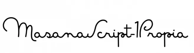 MasanaScript-1Propia  Free Fonts Download