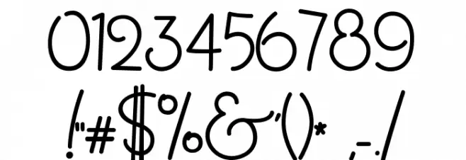 MasanaScript-1Propia Font OTHER CHARS