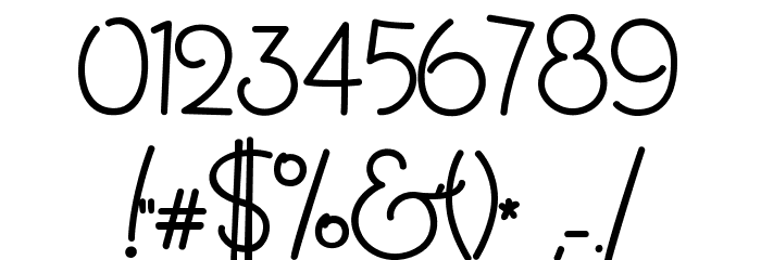 MasanaScript-2Grata Font OTHER CHARS