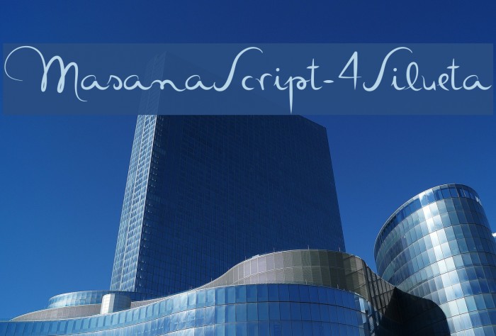 MasanaScript-4Silueta Example 1