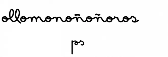 MasanaScript-5Extras Font OTHER CHARS