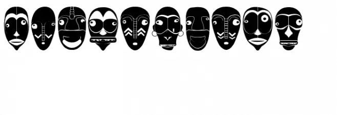 Mascara Regular Font Alte caractere