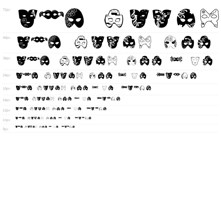 Mascaras de Veneza Waterfall