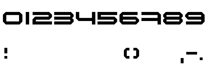 Maschinen Extended Font OTHER CHARS