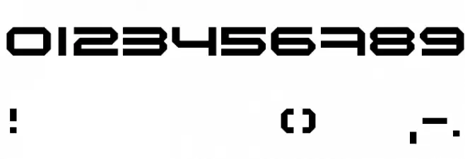 Maschinen Extended フォント その他の文字
