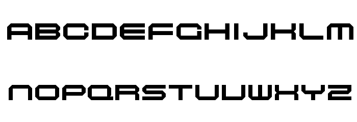 Maschinen Extended Font LOWERCASE