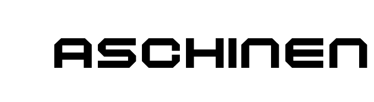 Maschinen  Free Fonts Download