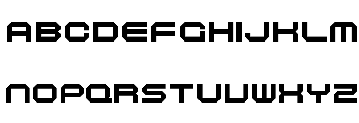 Maschinen Font LOWERCASE