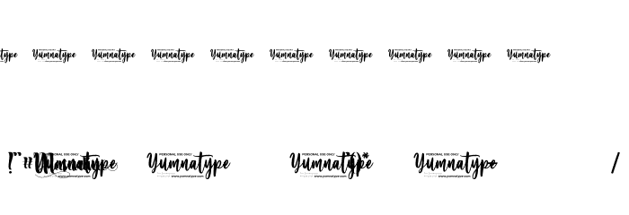 Masculine Personal Use Font OTHER CHARS