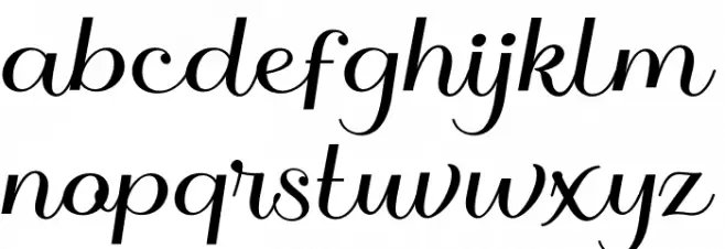 MasculineScript-Regular फ़ॉन्ट लोअरकेस