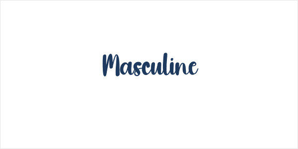 Masculine Logo