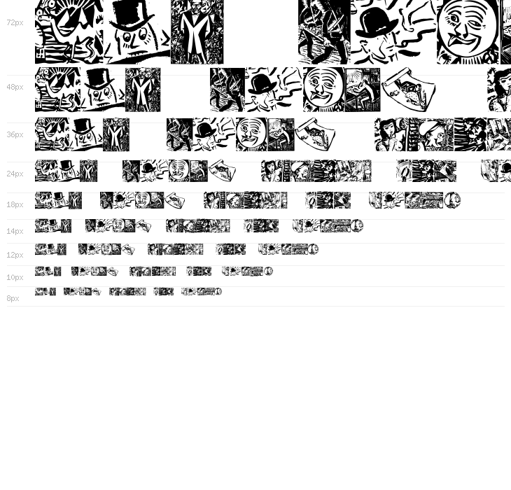 MasereelThree Waterfall