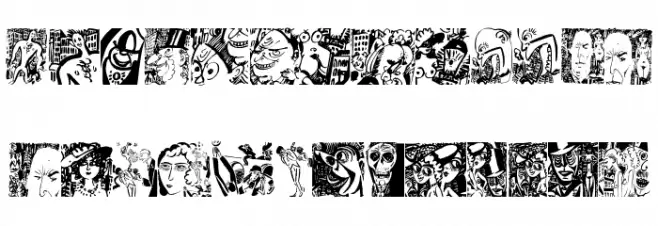 MasereelTwo Schriftart Groß