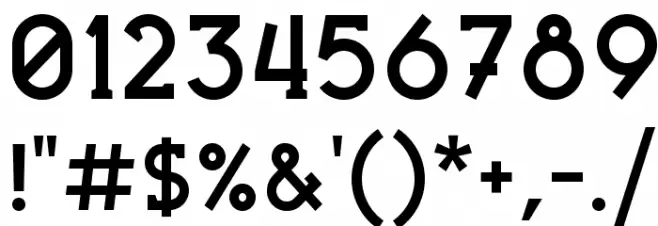 Mash-up Font OTHER CHARS