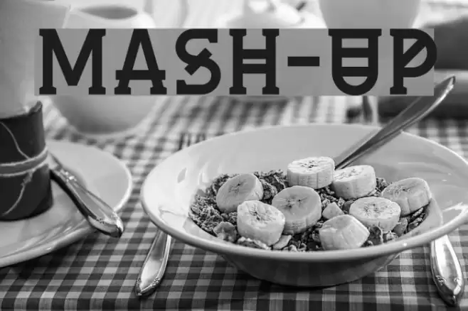 Mash-up Font examples