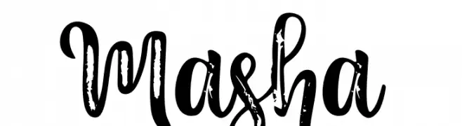 Masha  font caratteri gratis