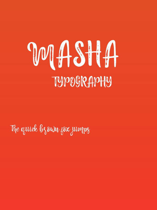 Masha Poster